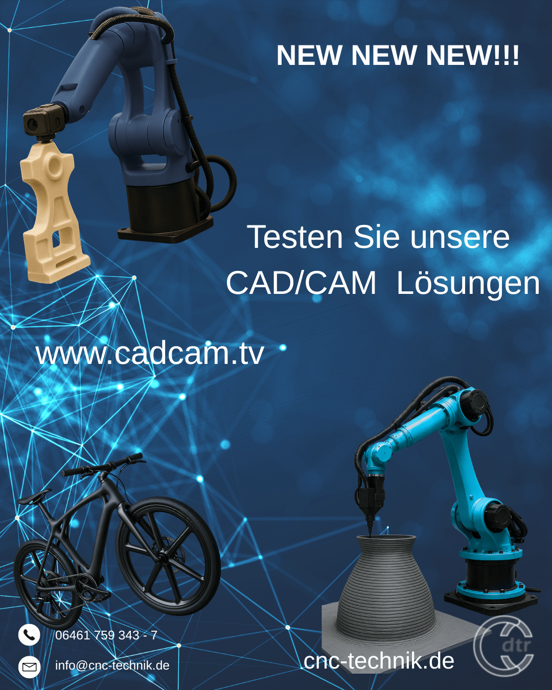 NEW NEW NEW!!! 1 CAD CAM Software | CAD/CAM Programmiersoftware für CNC Maschinen und Industrieroboter