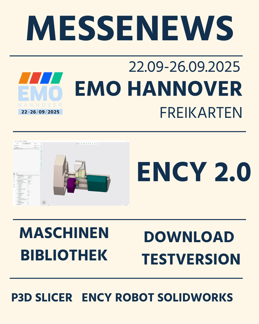 Unser neuer Newsletter ist da! 1 Messenews | CAD/CAM Programmiersoftware für CNC Maschinen und Industrieroboter