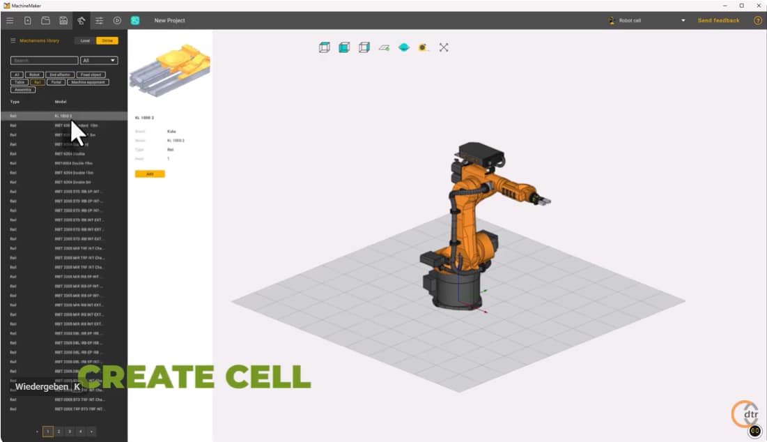 Layout Software für Roboter-Integratoren: Effiziente Planung mit MachineMaker 2 image 2 | CAD/CAM Programmiersoftware für CNC Maschinen und Industrieroboter