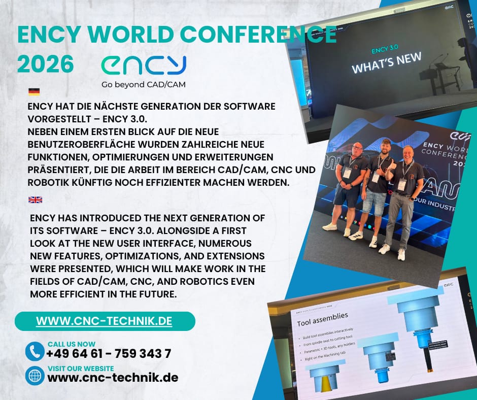 CAD CAM News 11 ENCY Reseller Meeting Post 1 | CAD/CAM Programmiersoftware für CNC Maschinen und Industrieroboter