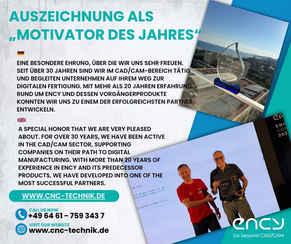 CAD CAM News 9 ENCY Reseller Meeting Post 2 | CAD/CAM Programmiersoftware für CNC Maschinen und Industrieroboter
