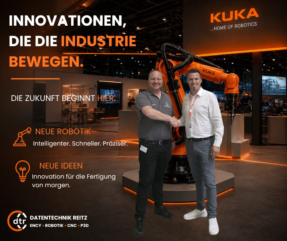 CAD CAM News 3 Beitrag Hausmesse KUKA 2 | CAD/CAM Programmiersoftware für CNC Maschinen und Industrieroboter