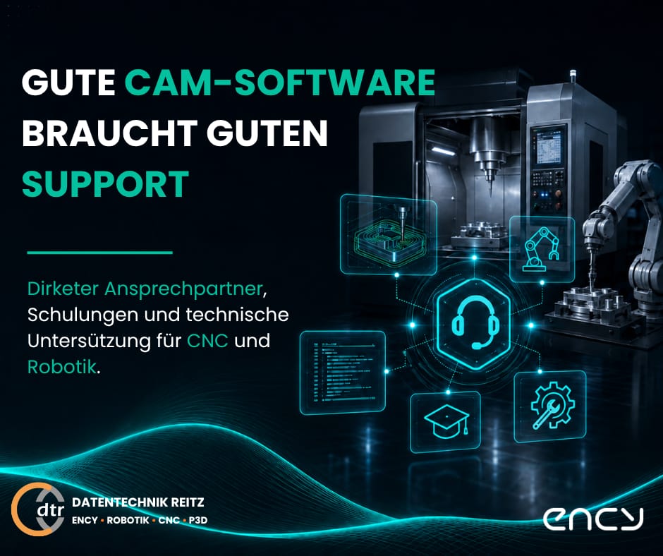 CAD CAM News 1 Kampagne ENCY Post 1 5 | CAD/CAM Programmiersoftware für CNC Maschinen und Industrieroboter